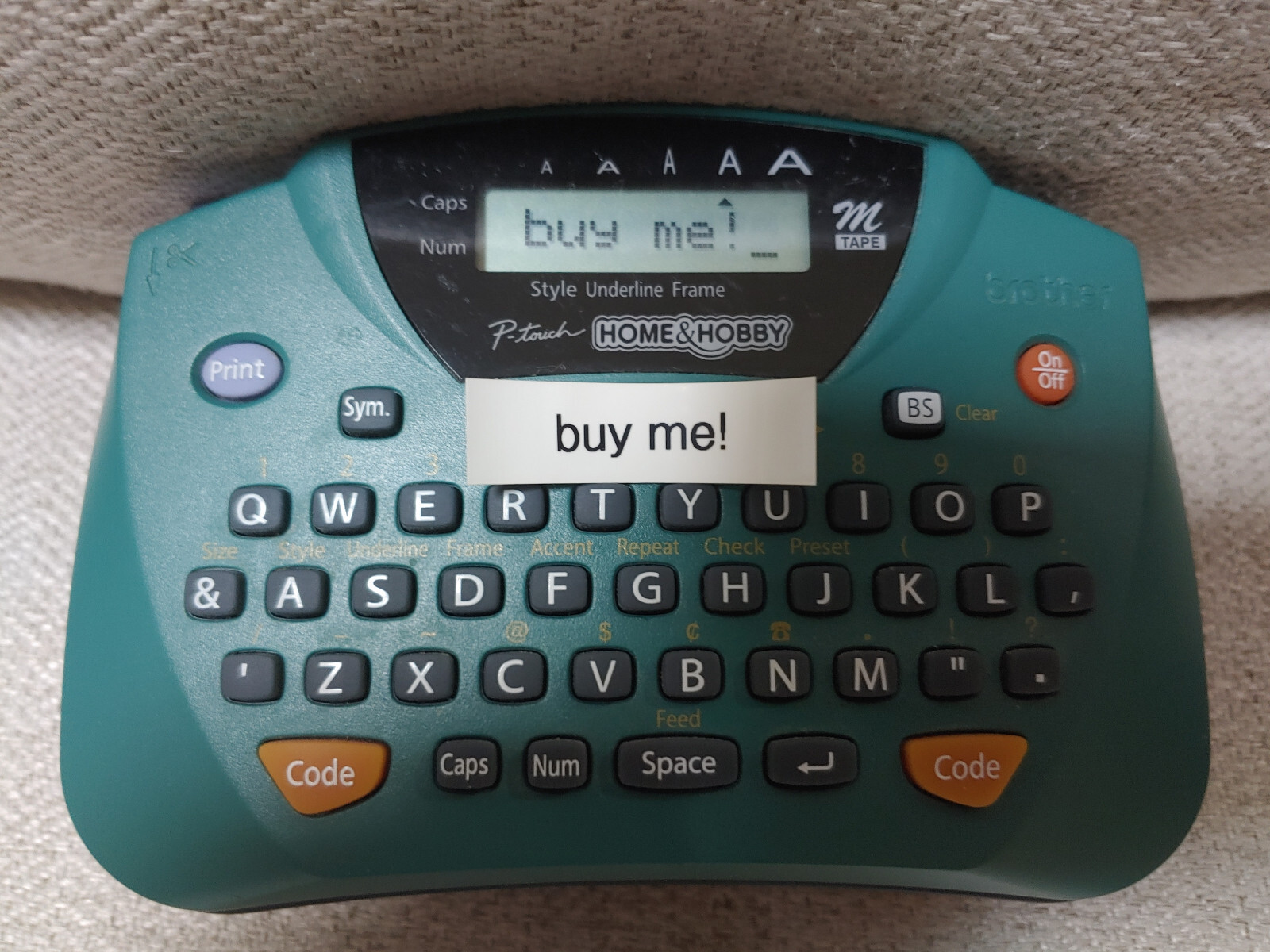 Brother Model PT-65 P-Touch Home & Hobby Label Maker ...
