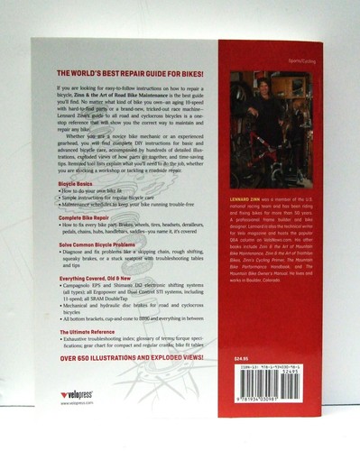 Zinn & the Art of Road Bike Maintenance: The World's Best-Selling Repair Guide - Picture 2 of 2