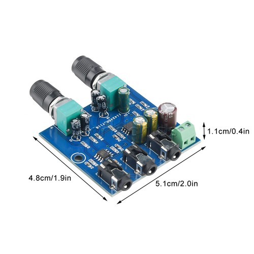 DC 5V-12V Stereo Audio Signal Mixer Board Mix 2way 4way Input 1way Output 3.5mm - Picture 5 of 20