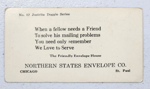 1935 Nordstaaten Briefumschläge Justrite Doggie Serie - Bild 2 von 3