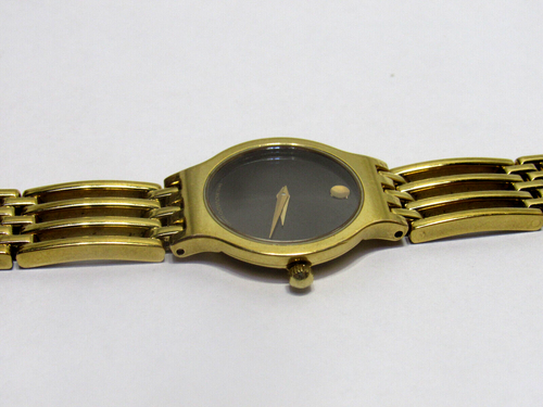 MOVADO ESPERANZA GOLD PLATED LADIES WATCH 84.25.811.1P - Picture 3 of 7