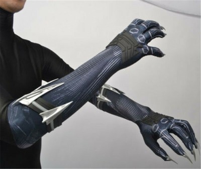 All 6 Colors 6 Pairs of Rubber Superhero Gloves for Retro Figures