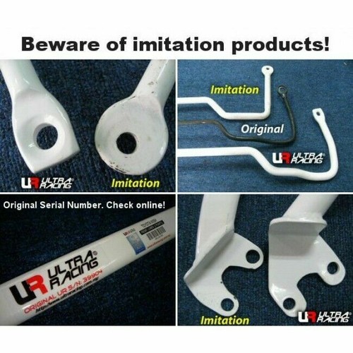 Barre supérieure arrière pour HONDA INTEGRA TYPE R DC2 1,8 2WD 1994-2001 Ultra Racing - Photo 11/12