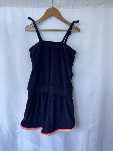 Gap Kids Navy Towling Playsuit 12/13 Yrs Sleeveless Cotton - Picture 7 of 12