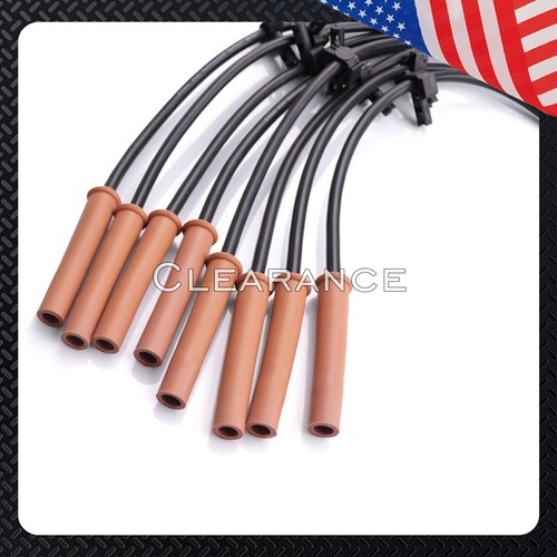 Spark Plugs Set Wires For Ford F150 F250 F350 E350 Super Duty Lobo 6.2L V8 - Picture 6 of 7