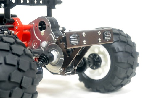 Parte opzionale alluminio per telaio ORV Tamiya Monster Beetle Blackfoot Mud Blaster - Foto 5 di 121
