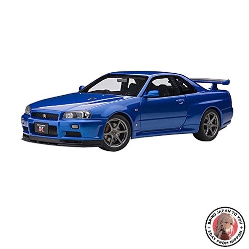 亮太さん専用 AUTOart 1/18 スカイライン GT-R R34 ブルー NEW AUTOart 1/18 Nissan Skyline GT-R (R34) V Spec II Bayside