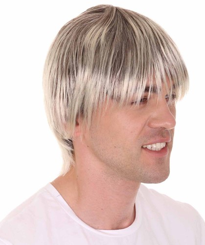 Cold Michael Wig, Black And White Cosplay Wig, Premium Breathable Capless Cap. - Picture 7 of 9