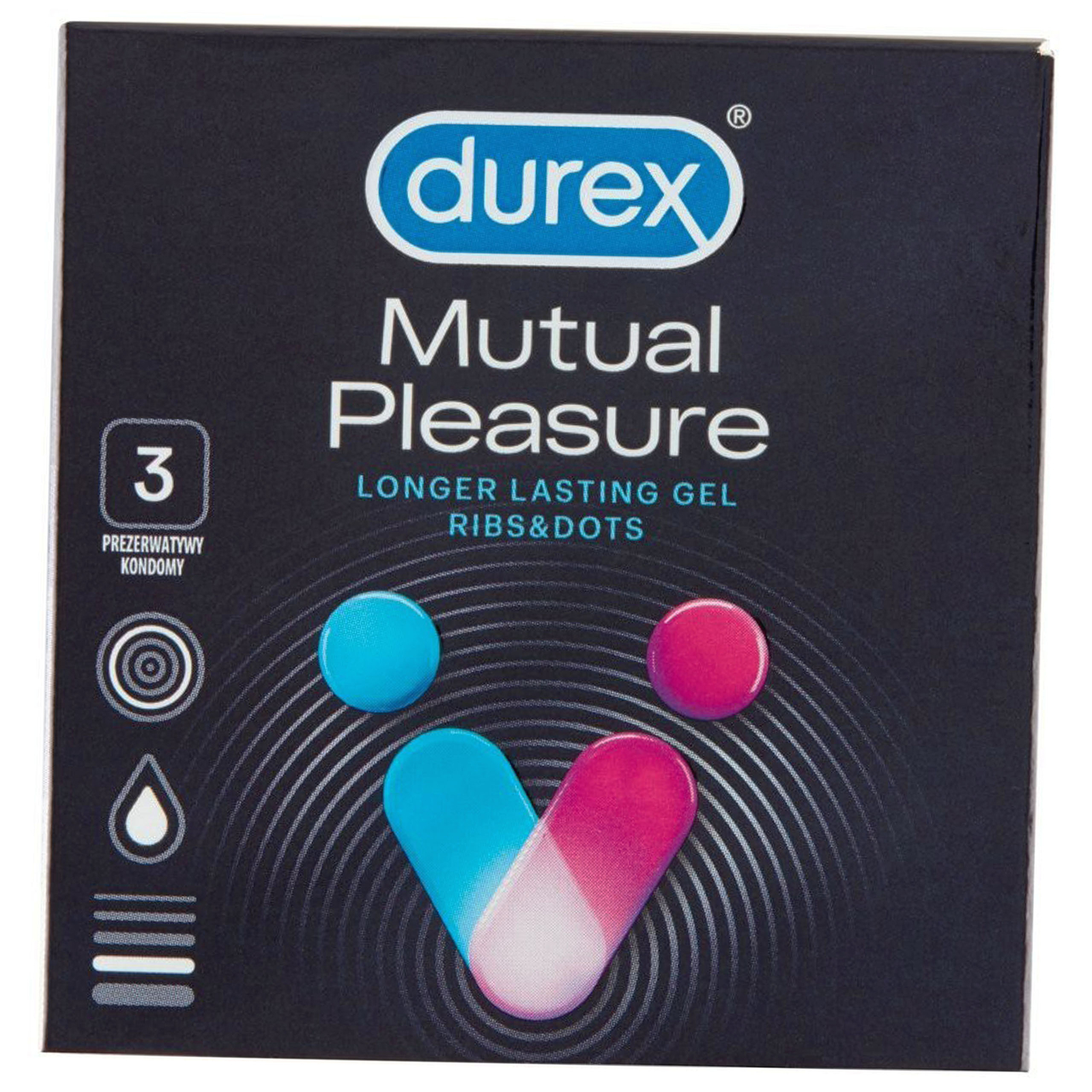 Durex Performax Intense Kondome, 3 Stück