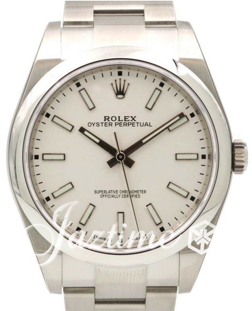 Rolex Oyster Perpetual 39 White Men's 