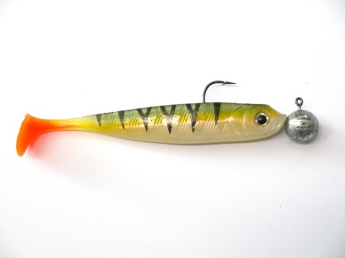 Lieblingsköder 10cm Avec Bkk-Jig En 10g,12g &14g Monté Sandre Perche Softbait - Photo 40/55