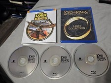 The Lord of the Rings: 3-Film Collection (Blu-ray, 2014, 3-Disc Set) Slipcover 