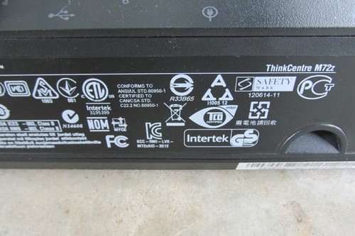 Lenovo ALL-IN-ONE computer M72Z LCD 20" 2.9GHz 4GB 500GB webcam Wifi + BT dvd - Picture 4 of 11