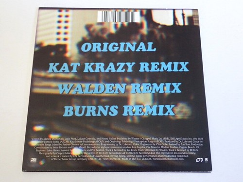 MARINA AND THE DIAMONDS - PRIMADONNA - VERY RARE 4 TRACK CD REMIXES - Picture 2 of 5