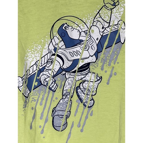 Buzz Lightyear Top Boys Sz 7 Kids T Shirt Active Graphic Tee Activewear Casual - Picture 4 of 11