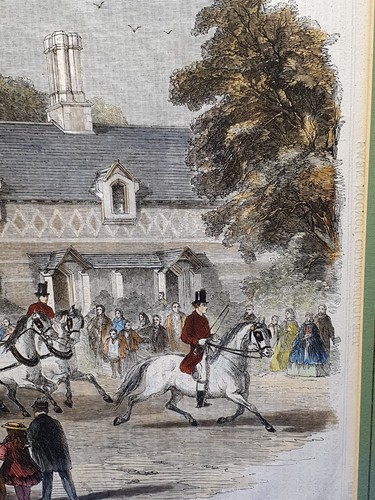 1862 Framed Hand-coloured Print London Illustrated Marriage of Princess Alice - Picture 4 of 7