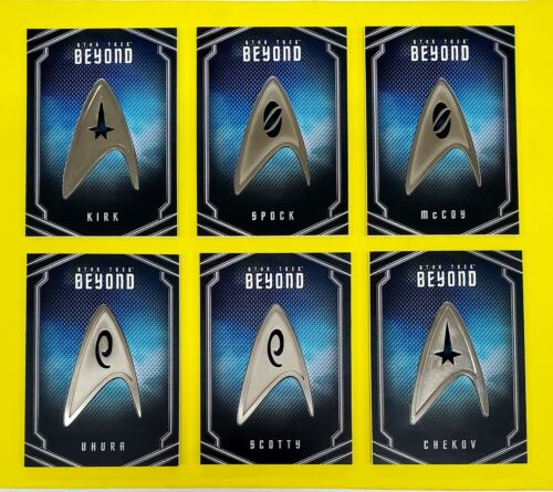 2017 Star Trek Beyond Uniform Badge / Pin Relics Complete UB1 - UB10