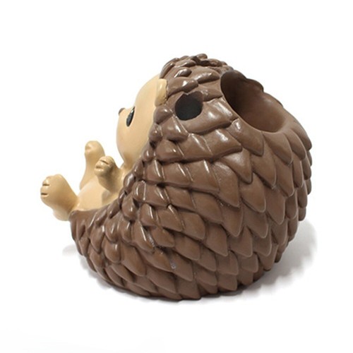 Phone Support Hedgehog Pencil Pen Holder Pencil Storage Box School Office - Picture 7 of 12