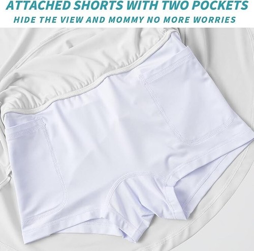 Girls White Tennis Golf Skirt Skort sz L - Picture 4 of 9