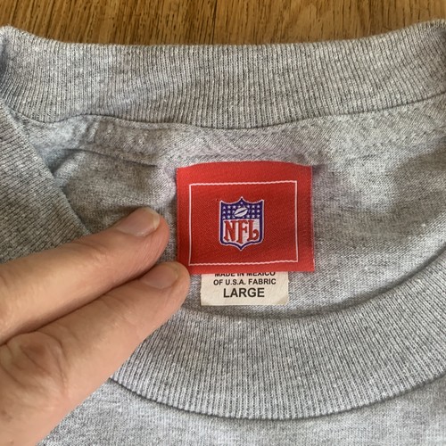 Denver Broncos Nike NFL Football Long Sleeve T Shirt Mens L Grey Athletic NWOT - Picture 4 of 7
