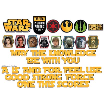 Eu847711 Star Wars Mini Bulletin Board Teacher Supplies Classroom