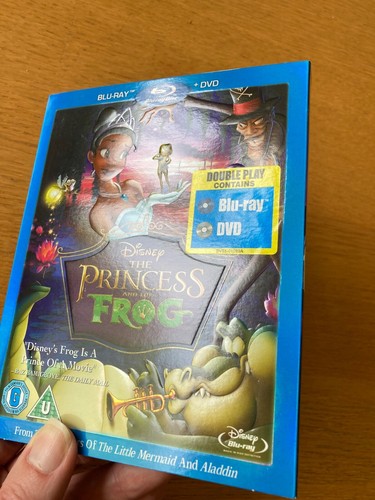 THE PRINCESS AND THE FROG Disney blu ray + dvd animation cartoon with slipcover - Picture 3 of 7