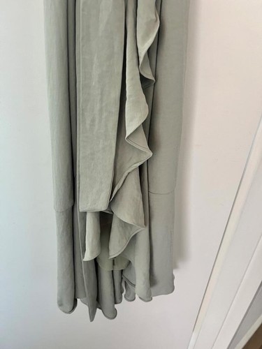 NWT TUSSAH DESIGNER SAGE GREEN WRAP DRESS ..SIZE 14 - Picture 6 of 12