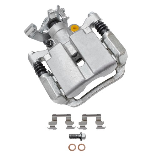 Rear Disc Brake Calipers + Ceramic Brake Pads for Chevy Malibu G5 G6 HHR Cobalt - Picture 4 of 7