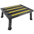 Adjustable Height Aluminum RV Step Stable Foldable Platform Step Stool Suppor...