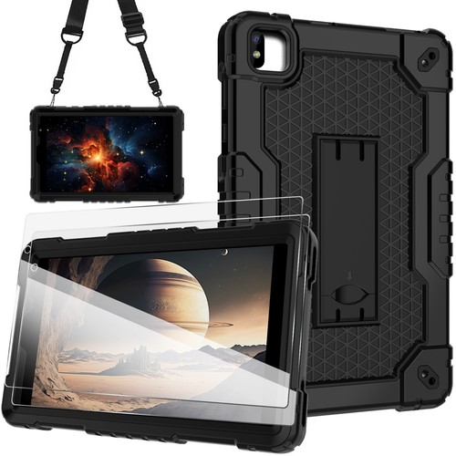 Funda para Tabletas Dialn Foxx T8 Pro 8 pulgadas Niños Híbrida a Prueba de Golpes en Soporte Stra - Imagen 41 de 145