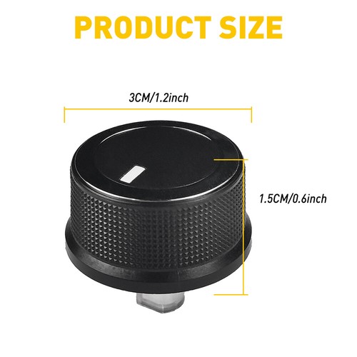 Black AC Control Knob Fan Heater for 2008-2021 Chevrolet Express 2500 3500 Chevy - Picture 3 of 11