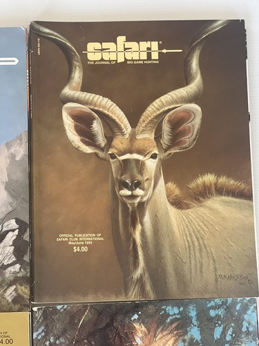 safari big game hunting magazine X 6 Issues 1992,93,94,95 Hunting Vintage Rare - Picture 4 of 11