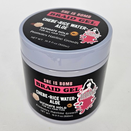 "NEW" SHE IS BOMB Braid Gel ( 16.9oz / 500m ) - Picture 2 of 4