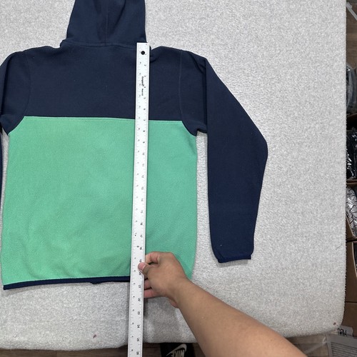 Patagonia Boys Kids Blue Micro DSnap-T Fleece Full Zip Jacket Size L (12)Stretch - Picture 10 of 14