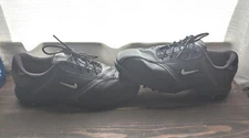 Nike Men's Black Golf Shoes Size 10.5 - Water Resistant - Soft Spikes 418624-001