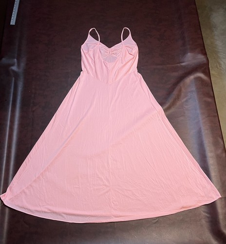 Camisón discoteca Olga vintage años 70 talla 38 rosa melocotón - Imagen 6 de 11