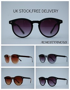 80s Retro fashion sunglasses tortoise vintage remade keyhole round good quality