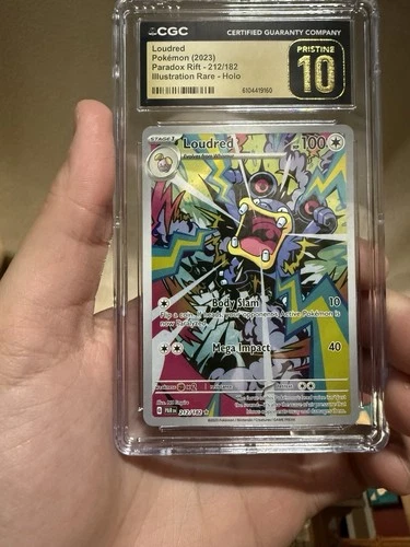 Pokemon Loudred 212 Illustration Rare Paradox Rift 2023 - CGC 10 PRISTINE