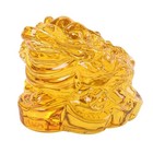 1Pc Gold Toad Decoration Gold Toad Art Crafts Home Decor (Yellow)
