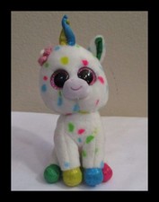 Ty Beanie Boos Harmonie The Unicorn Big Glitter Eyes NO TAG