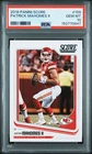 2018 PANINI SCORE 159 PATRICK MAHOMES II PSA 10 GEM MT