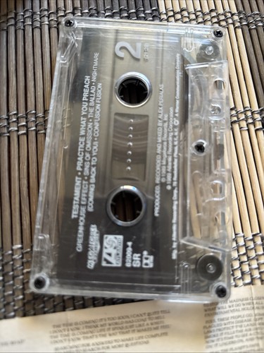 Testament - Practice What You Preach Cassette - 1988 Atlantic Pre-owned - Picture 12 of 13