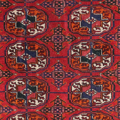 Tappeto Bukhara Antico Lana Nodo Fine Russia 185 x 126 cm Originale - Foto 3 di 6