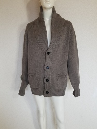 CAPUA Cashmere sehr dicke sehr weiche 100% Kaschmir Strickjacke Graphit Grau - Bild 1 von 11