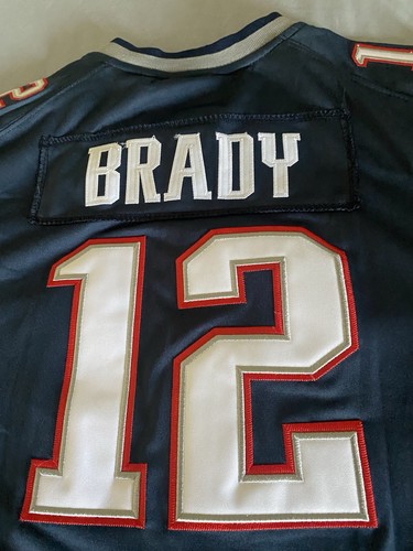 Women’s Nike New England Patriots Football Jersey Size XL Tom Brady #12 NWT - Picture 5 of 8