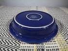 11" Ripple Edge Blue Ceramic Pie Dish - Microwave Freezer Oven & Dishwasher Safe