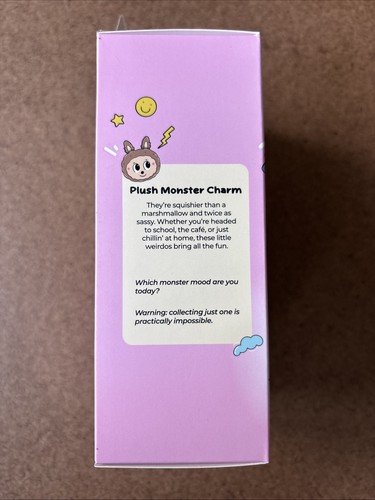 Mochi Monster Plush Keychain Charm Collectible Bunny Monster Green - Picture 6 of 9