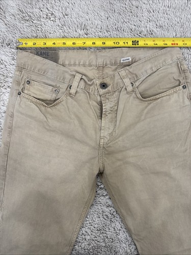 J Brand Kane Jeans Mens 34x32 Beige Denim - Picture 9 of 19