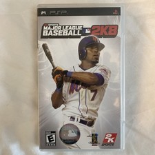 EA Sports Major League Baseball 2K8 Game Case And Manual - PSP - Tested
