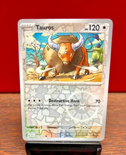 Tauros Reverse Holo Common SV07: Stellar Crown 112/142 Pokemon